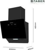 Faber Mojito 60 cm chimney dimensions