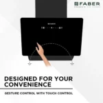 Faber Mojito touch and gesture control chimney